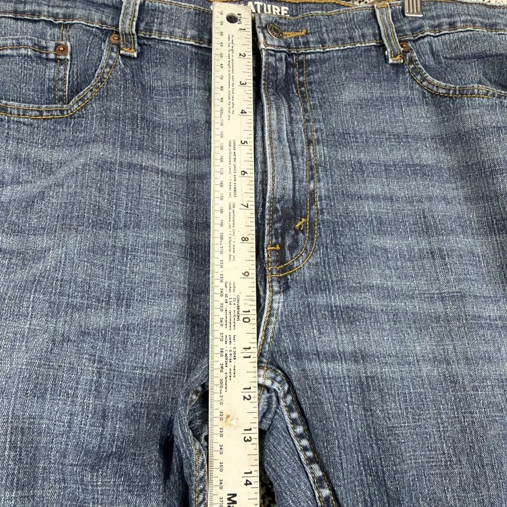 Levis Signature S61 Relaxed Fit Blue Jeans Mens 40 X 32‎ (FITS 40 X 30) Denim